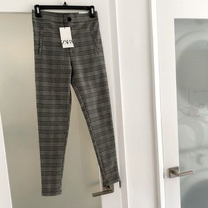 NWT Zara plaid leggings